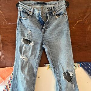 AEROPOSTALE Distressed Jeans Women's 6 Regular High Rise Y2K Flare